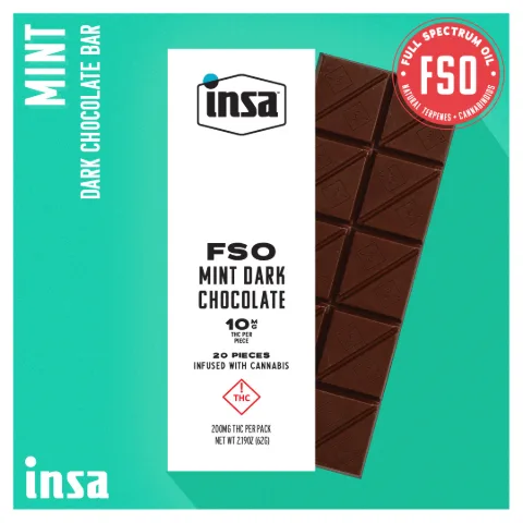 Chocolates - FSO Mint Dark Chocolate Bar