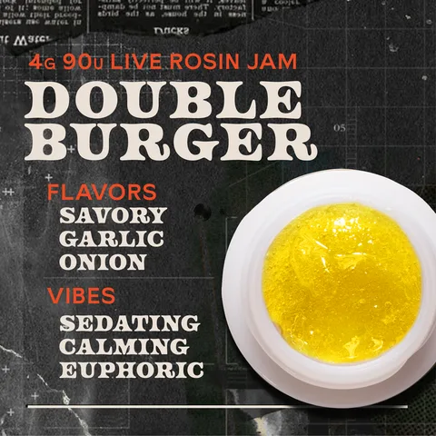 Double Burger Jam Live Rosin Concentrate