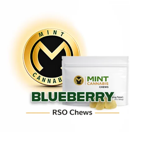 Mint Premium - RSO Chews - Blueb.