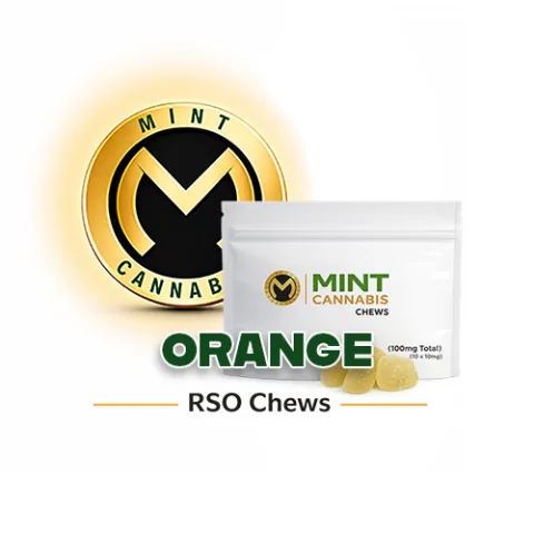 Mint Premium - RSO Chews - Orange