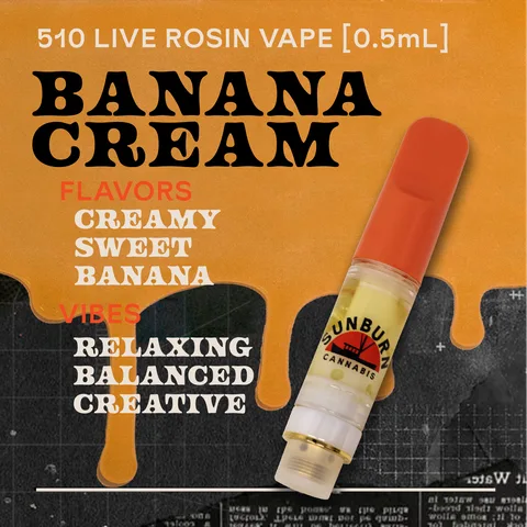 Banana Cream - Live Rosin Cartridge
