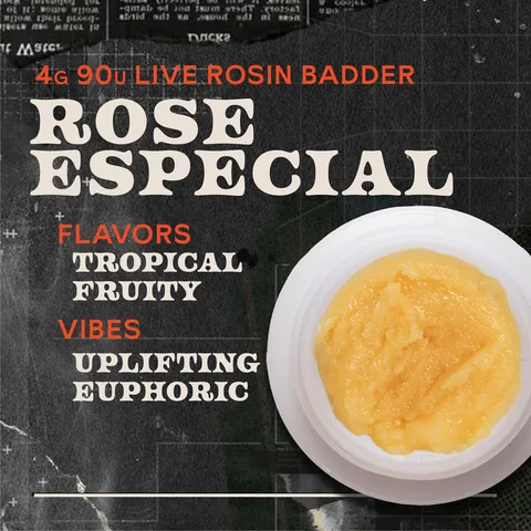 Rose Especial Badder - Live Rosin Concentrate
