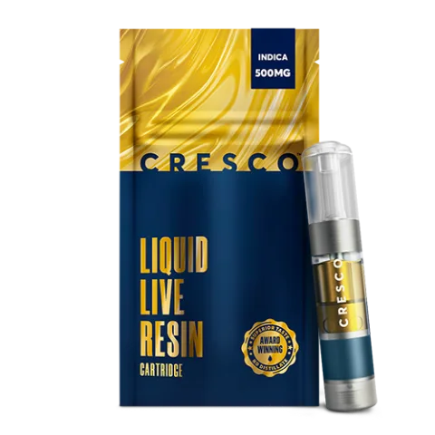Cap Junky Liquid Live Resin Cartridge, as Sunnyside's menu shows it