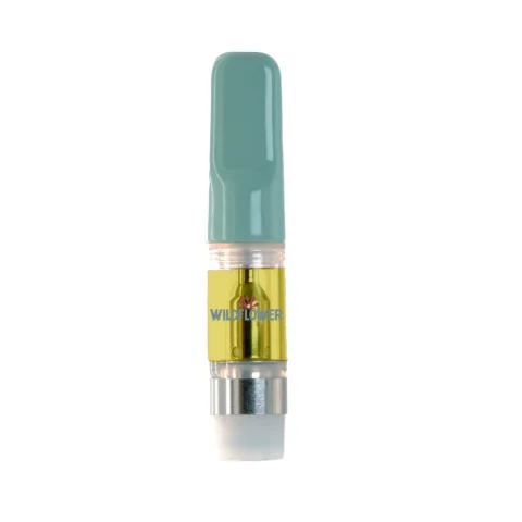 Blue Garlic - 510 Live Rosin Cartridge, as Wildflower Cannabis's menu shows it