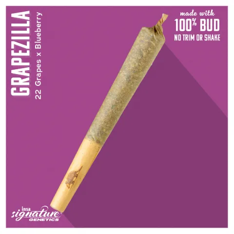 Pre-Roll - Grapezilla, as Insa's menu shows it