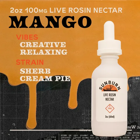 Mango Sherb Cream Pie - Nectar Tincture