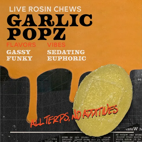 Garlic Popz - Live Rosin Chews