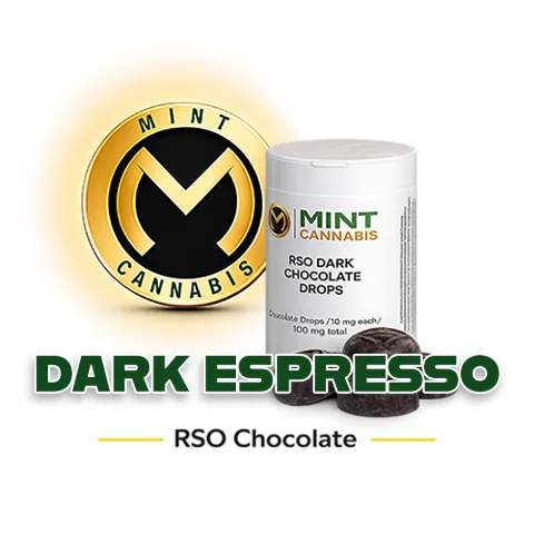 Mint Premium - Chocolate Drops RSO - Dark Espresso