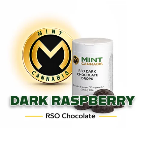 Mint Premium - Chocolate Drops RSO - Dark Raspberry