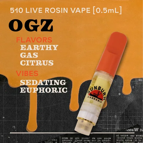 OGZ - Live Rosin Cartridge
