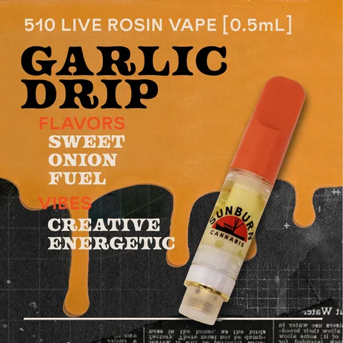 Garlic Drip - Live Rosin Cartridge