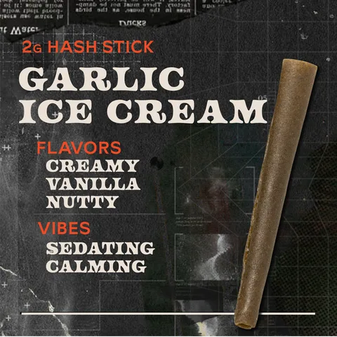 Garlic Ice Cream - Hash Sticks Concentrate