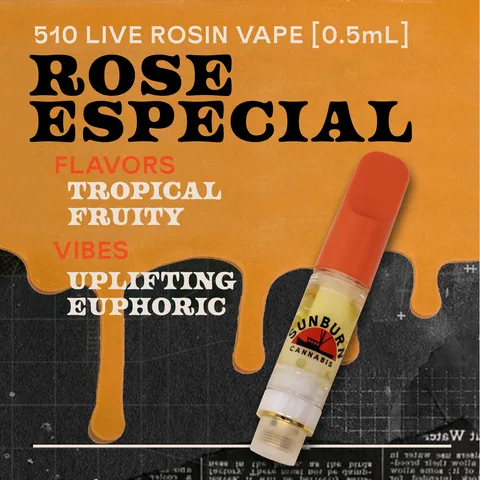 Rose Especial - Live Rosin Cartridge