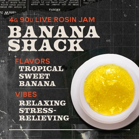Banana Shack Jam Live Rosin Concentrate