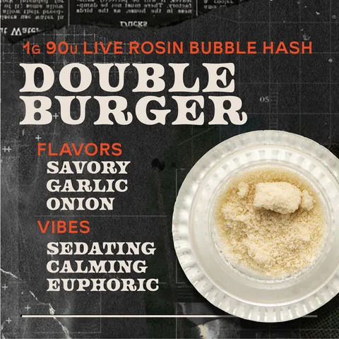 Double Burger - Bubble Hash Concentrate