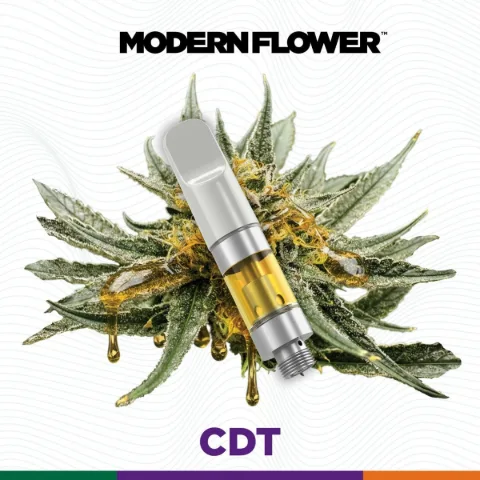 GMO x OZ CDT Vape Cart, as Trulieve's menu shows it