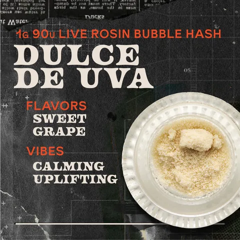 Dulce De Uva - Bubble Hash Concentrate