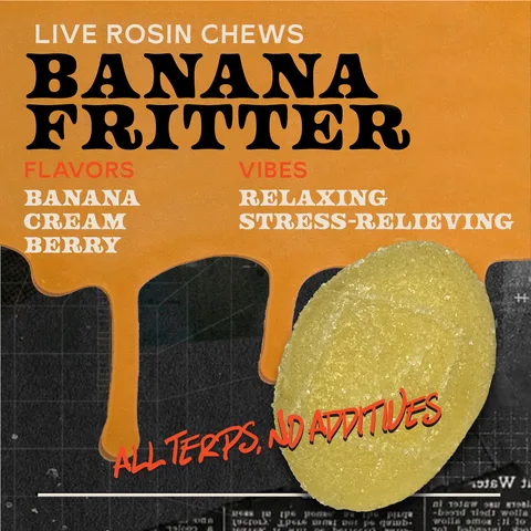 Banana Fritter - Live Rosin Chews
