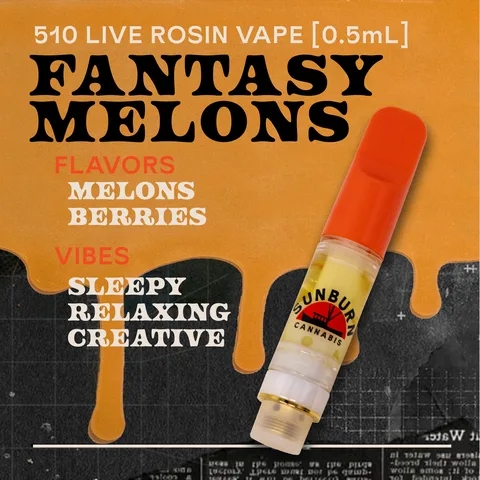 Fantasy Melons - Live Rosin Cartridge