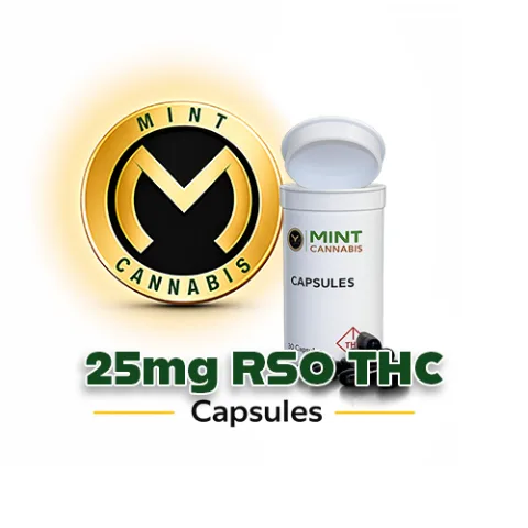 Mint Cannabis Capsules - RSO THC