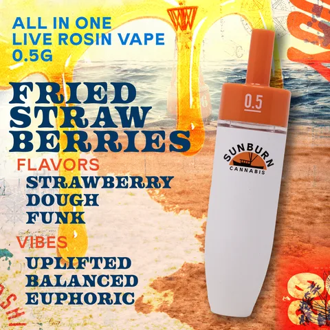 Fried Strawberries Live Rosin AIO