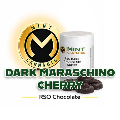 Mint Premium - Chocolate Drops RSO - Dark Maraschino Cherry