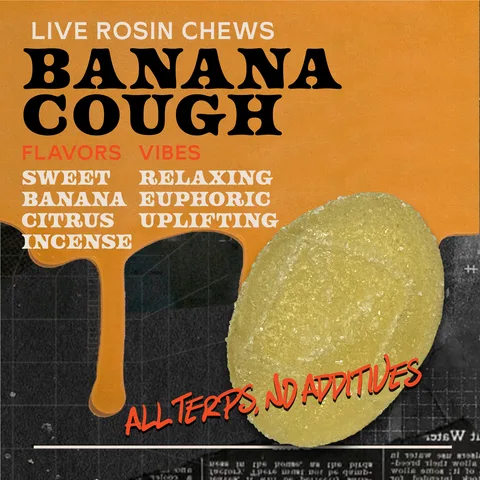 Banana Cough - Live Rosin Chews