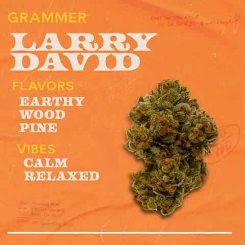 Larry David - Grammers Flower, as Sunburn's menu shows it
