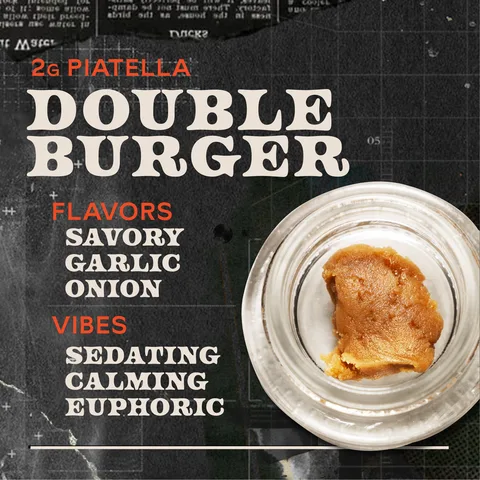 Double Burger - Piatella Hash Concentrate
