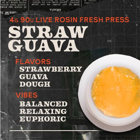 Strawguava Fresh Press - Live Rosin Concentrate