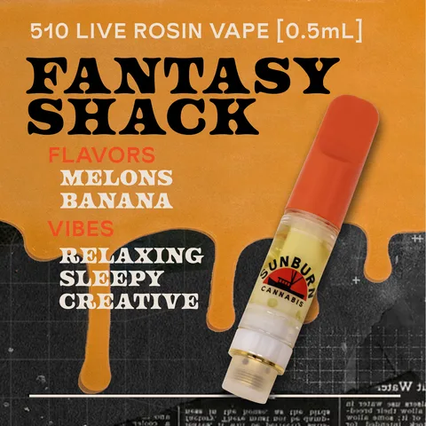 Fantasy Shack- Live Rosin Cartridge