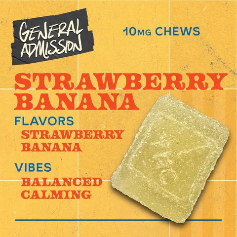 Strawberry Banana - Distillate Chews