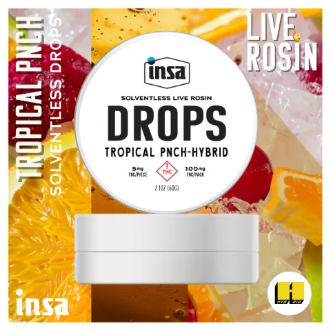 Solventless Live Rosin Drops - Tropical PNCH
